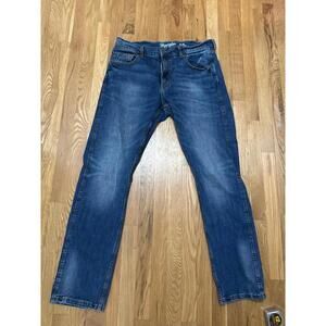 Wrangler Retro Slim Straight Jeans Size 36x34